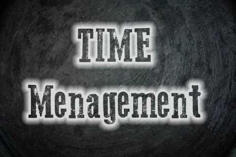 Time management concept Stock Illustration