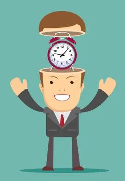 Time management concept. Stock Illustration