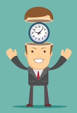 Time management concept. Stock Illustration