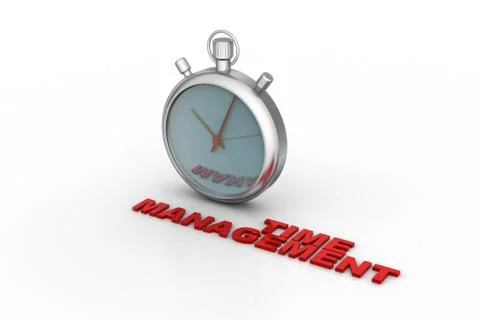 Time management concept Free Stock Illustration
