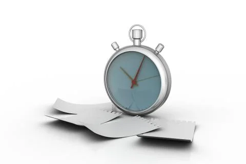 Time management concept Free Stock Illustration