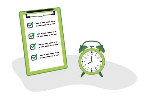 Time management concept. Stock Illustration