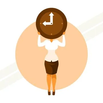 Time-management-concept Stock Illustration