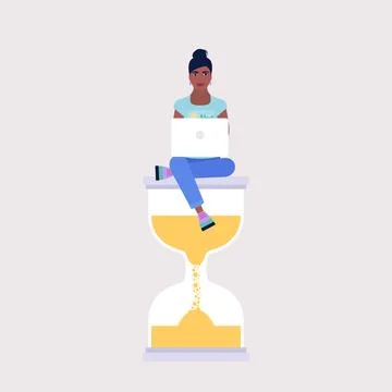 Time management concept Stock-Illustration