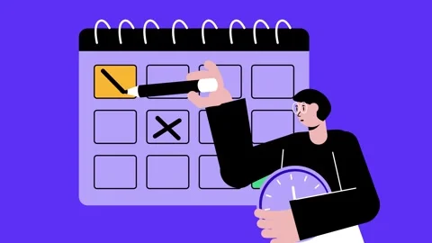 Time management Stock Footage 301907788