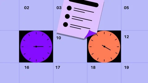 Time management Stock Footage 311932487