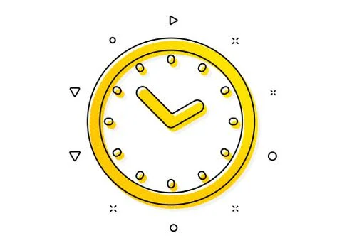 Time management icon. Clock sign. Watch. Vector Stock Illustration