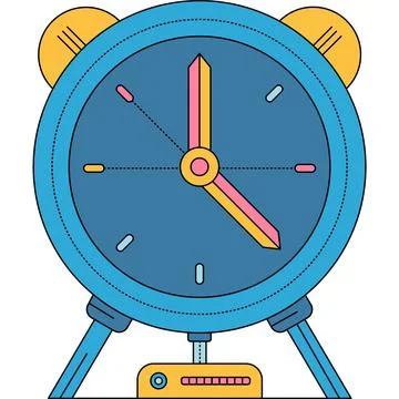 Time management icon clock vector business project Stock Illustration