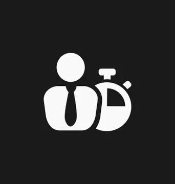 Time management icon. Deadline icon Stock Illustration