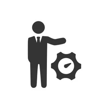 Time Management Icon Stock Illustration