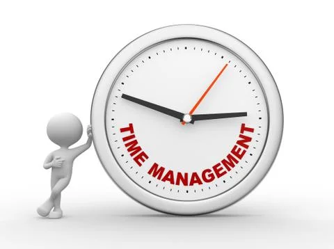Time to management" Illustrazione stock