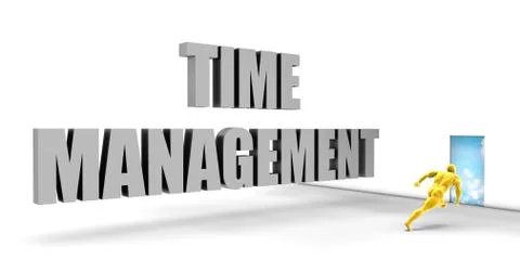 Time Management Illustrazione stock