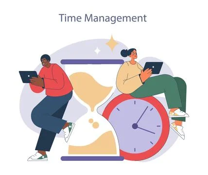Time Management. Stock Illustration