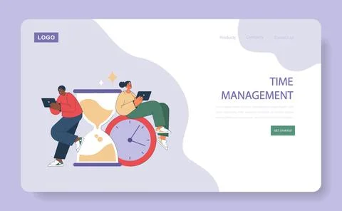 Time Management. Stock Illustration