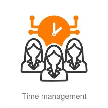 Time management Stock Illustration