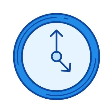 Time management line icon. Stockillustratie