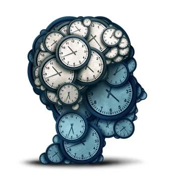 Time Management Mind Иллюстрация