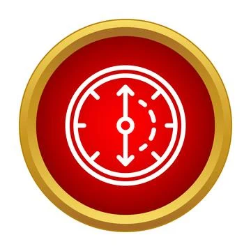 Time management planning up down arrows icon Stock Illustration