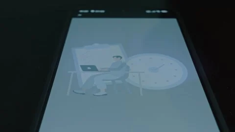 Time management, productivity and efficiency concept, presentation Stock Footage 309456890