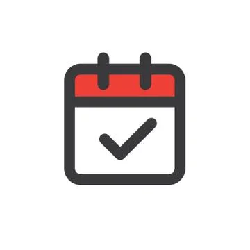 Time management &amp; Schedule icon for upcoming event Stock Illustration