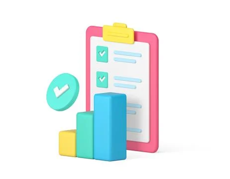 Time management success data analyzing efficient productivity control 3d ic.. Stock Illustration