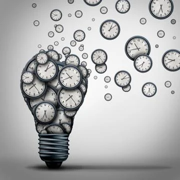 Time Marketing Idea Stock Illustration