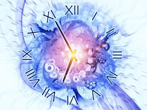 Time mechanics Stock-Illustration