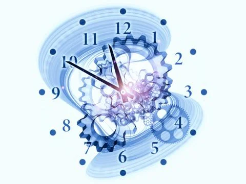Time mechanics Stock-Illustration