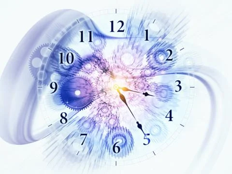 Time mechanism Stock-Illustration
