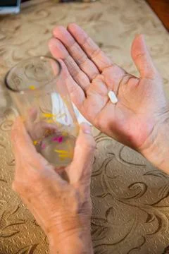 Time for the medicine Stock Photos