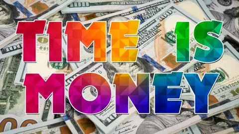 Time is Money 009 Illustrazione stock