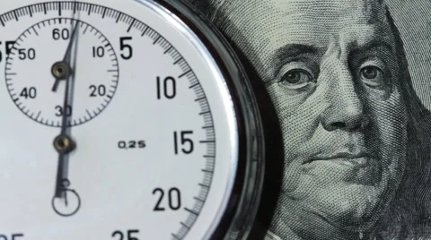 Time Is Money 12 Video stock 58779037