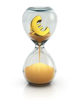 Time is money concept Illustrazione stock