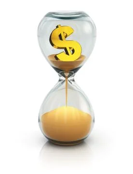 Time is money concept Stock Illustration