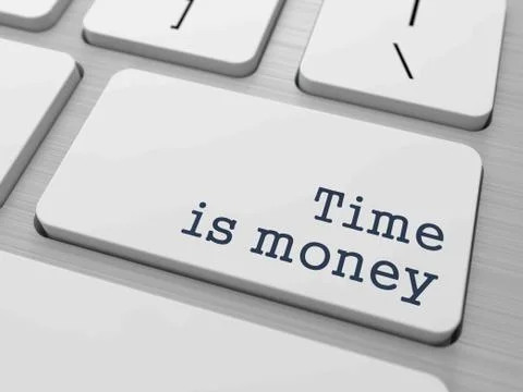 Time is Money Concept. Stock Illustration