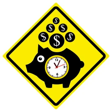 Time is Money Concept Stock Illustration