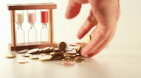 Time is money Video stock 8651382