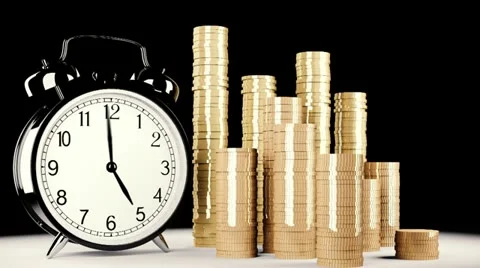 Time is money! Stock Footage