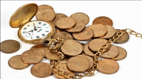 Time Is Money Stock Footage 26663294