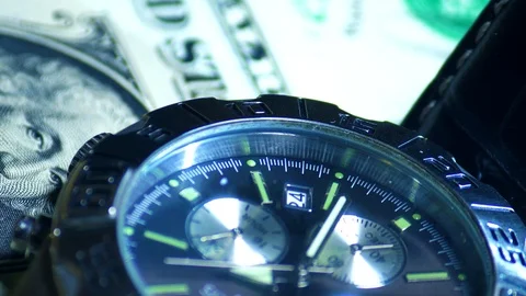 Time is money Video stock 102452971