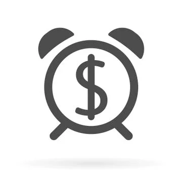 Time is money icon Stock Illustration
