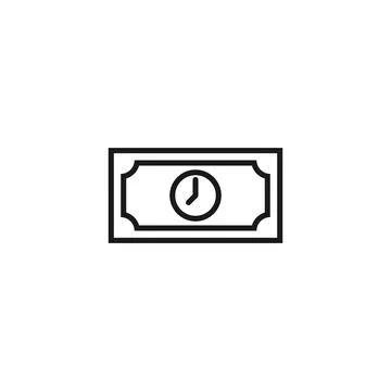 Time is money icon Stock Illustration
