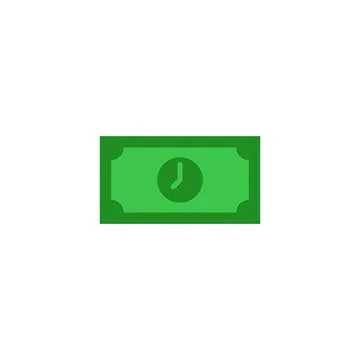 Time is money icon2 Illustrazione stock