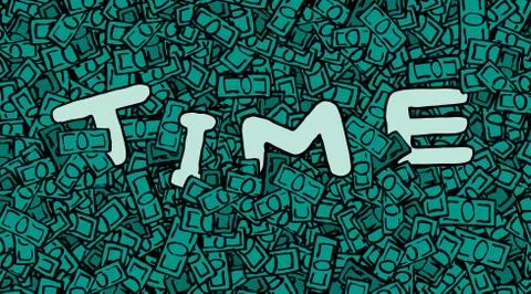 Time is money Illustrazione stock