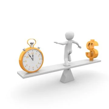 Time is money Stock Illustration