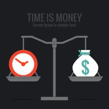 Time is money Stock Illustration