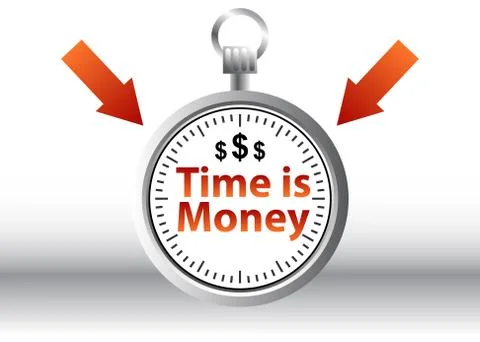 Time is money Stock Illustration