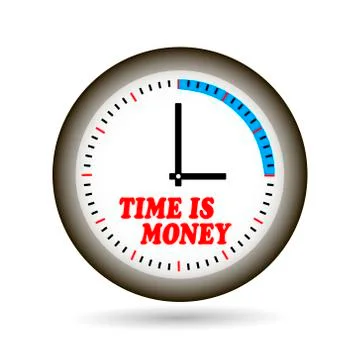 Time is money Illustrazione stock
