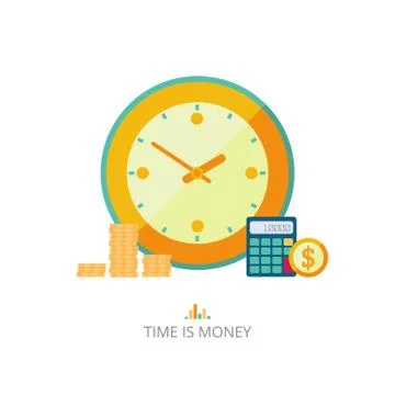 Time is money Stock Illustration