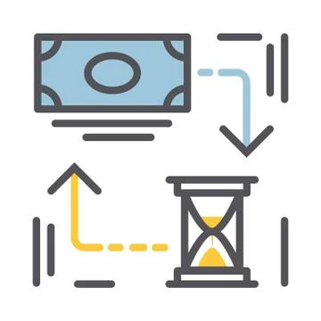 Time is money Stock Illustration